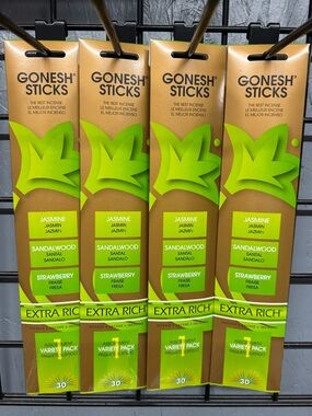 Extra Rich Incense Sticks Variety Pack - 4 packs -total 120 sticks